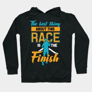 Funny Marathon Running and Cross Country Runner Foodie Hoodie